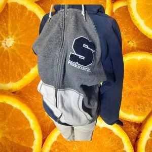Rare Nike Penn State Hoodie Full‎ Zip Collegiate Athleisure Sweatshirt Small